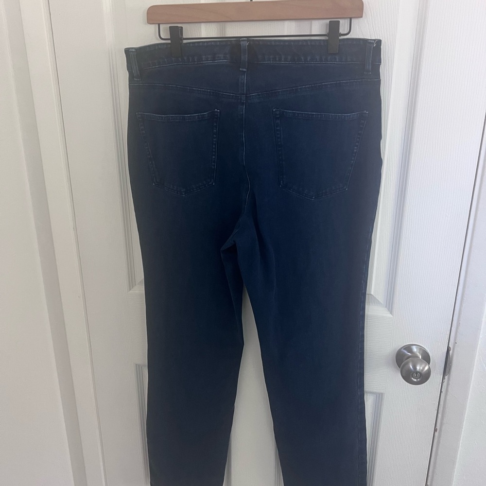 L.L. Bean Dark Indigo Straight Leg Jeans - Picture 7 of 9